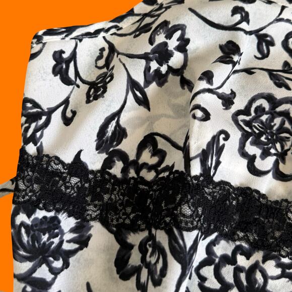 90's vintage floral lace babydoll skater girl mini dress MEDIUM no boundaries - Picture 2 of 7